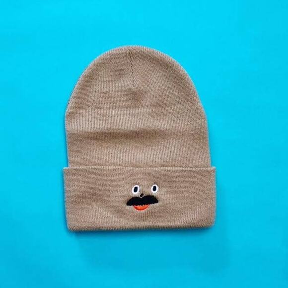 Kristina Micotti Accessories - Funny Mustache Dad Beanie. New wo tag